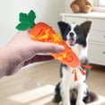thumbnail image 1 of Pet Easter Carrot Squeaky Toy,Happy Easter Day Dog Chew Teeth Grinding Plush,Bite Resistant Noise Maker,Interactive Play for Small Medium Dogs,Holiday Gift,Bright Colorful Design, 1 of 1