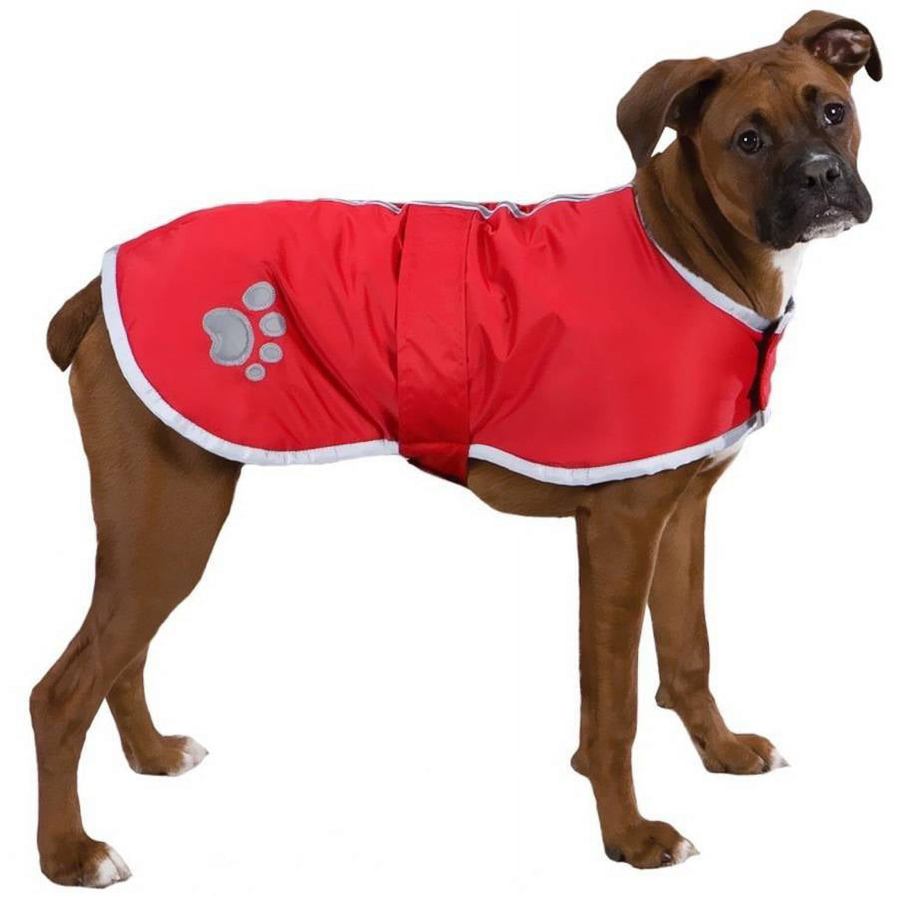 Pet Edge Classic Nor'easter Blanket Pet Coat S/M Tomato Red