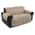 thumbnail image 1 of Petego EBBELOVE ST BelsofA Velvet Loveseat Protector - Stone, 1 of 11