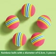 thumbnail image 1 of Pet Elastic Silent Ball Set 1.38"-2.44" - Cat Self-Play Hunting Toy (5PC/L), 1 of 3
