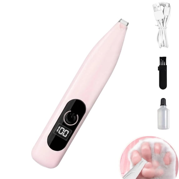Pet Electric Hair Clipper, Ultra Quiet Silent Structure, Precise Trimming Tool for Full Body and Paw Grooming of Cats and Dogs