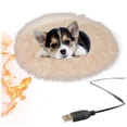 thumbnail image 1 of Pet Electric Heating Pad, USB Charging Heated Mat with Constant Temperature - Plush Indoor Warming Pad for Cats, Dogs, Puppies, Kittens in Winter, 1 of 3