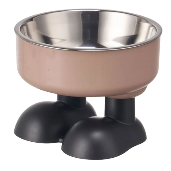 Pet Elevated Bowl, Large Capacity Cat Food Bowl with Neck Support for Senior Cats and Large Breeds, Smiling Design