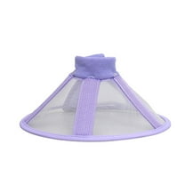 Pet Elizabeth Collar Ventilated Net Surgical Recovery Cone For Dog Cats Wound Care With Adjustable Size Licking Prevent