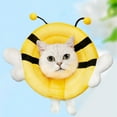 thumbnail image 1 of Pet Elizabethan Collar Anti-Licking Protection Size 7.9x3.9x0.8 Inches (Yellow), 1 of 6