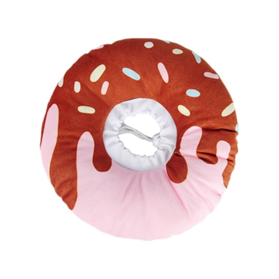 Pet Elizabethan Collar, Donut Shaped Anti-Bite Protective Cone, Extra Small Size 1 Pack, Soft Recovery Neck Cone for Cats and Small Dogs After Surgery Grooming