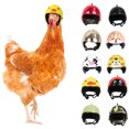 thumbnail image 1 of Pet Enjoy 5pc Funny Chicken Helmet,Pet Safety Helmet Chicken Bird Toy Head Protection Helmet,Chicken Bird Hat Headwear Small Pet Hard Hat, 1 of 8