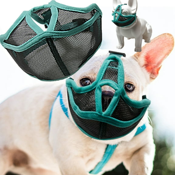 Pet Enjoy Dog Muzzle Mesh Mask for Small Medium Large Dogs,Soft Breathable Safety Mouth Cover Ajustable Anti Biting Barking Chewing Pet Muzzles