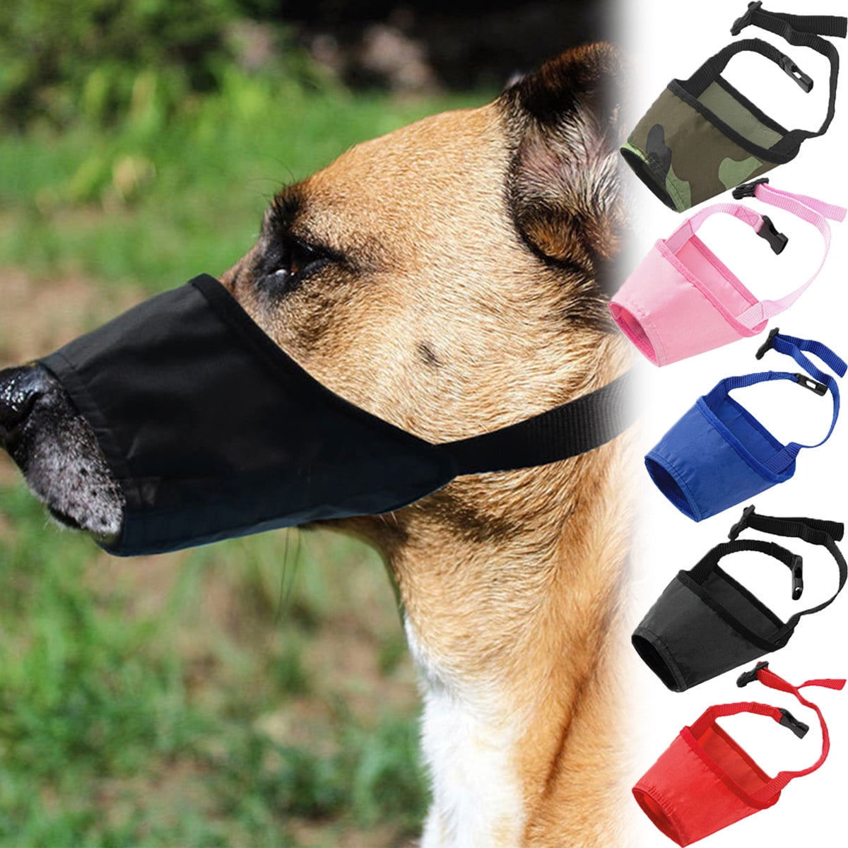 Pet Enjoy Dog Muzzle,Soft Dog Muzzle Anti Biting Barking Chewing ...