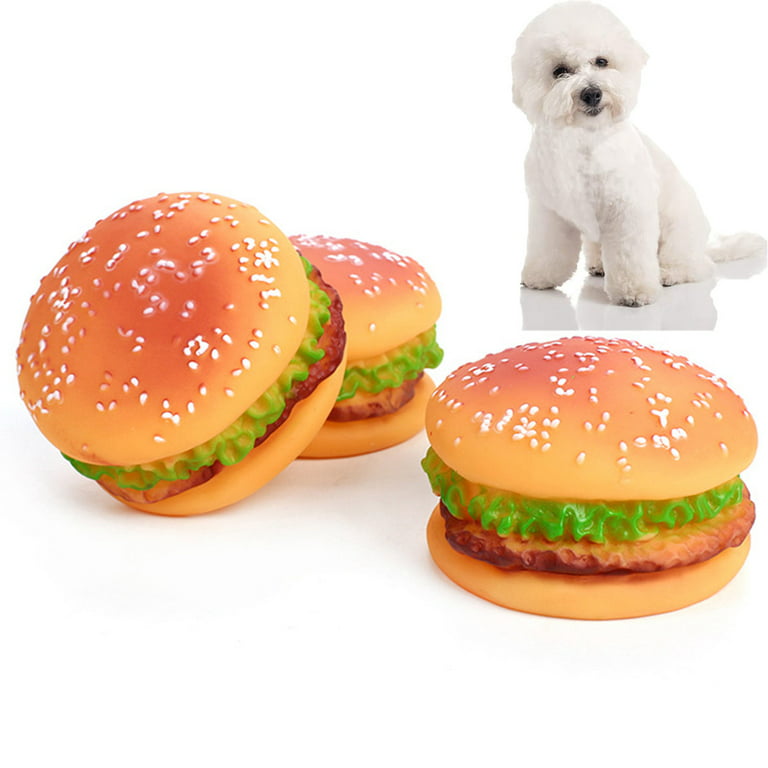 Pet Enjoy Pet Hamburger Chew Toys Hamburger Shaped Food Toy