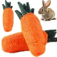 thumbnail image 1 of Pet Enjoy Rabbits Chew Toy,Rabbit Carrot Chew Toys for Teething Relief, Rat Rodent Chew Toys for Rabbits Guinea Pigs Chinchilla Bunny Small Pet, 1 of 7