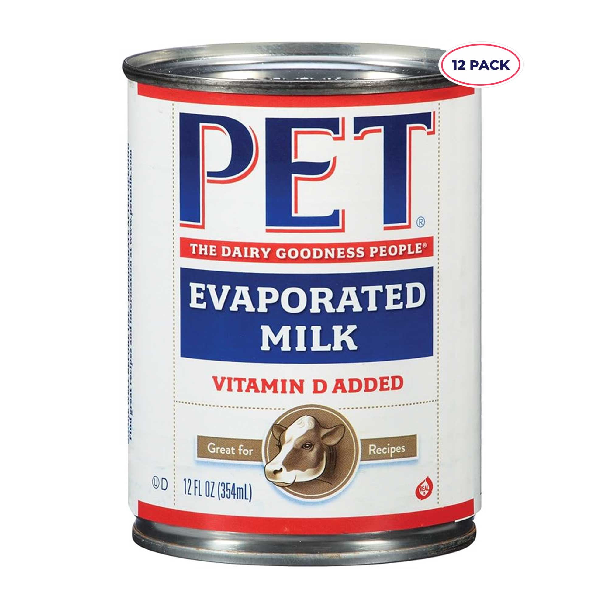 Pet Evaporated Milk, 12 Pack