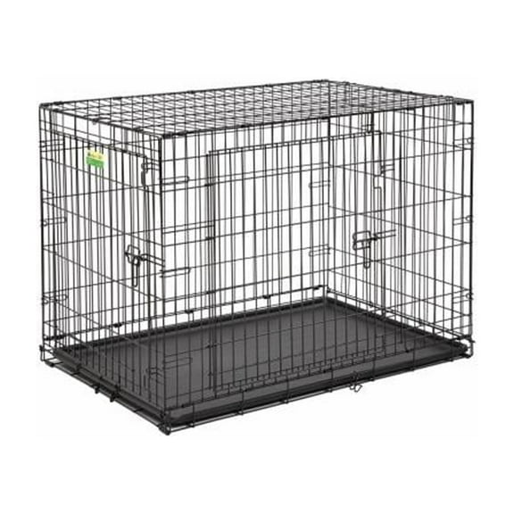 Pet Expert 308594TV 2 Door Dog Crate, 42 In. - Quantity 1