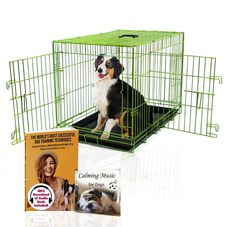 Green dog crate new arrivals