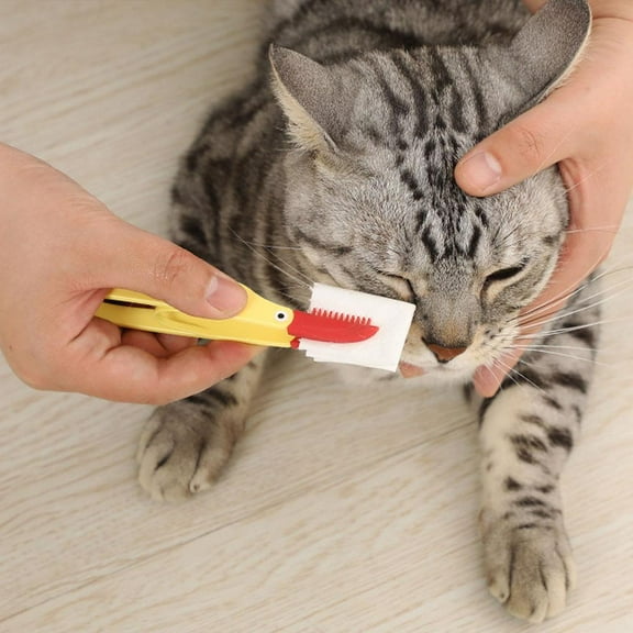 Pet Eye Comb Brush Tear Stain Remover Cleaning GroomingBrush for Cat Dog UK
