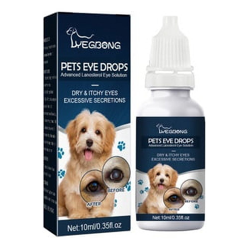 Pet Eye Drops Eye Cleaner for Dogs Cats Bio Disinfects and Calms Irritated Eyes Eye Drops in Soft and 100 Natural Spray Easy Application 10ml Walmart