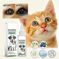 Pet Eye Drops Pet Eye Cleaning Eye Drops For Cats Dogs Home Dog Eye Wash Tear Stain For Pet 100ml