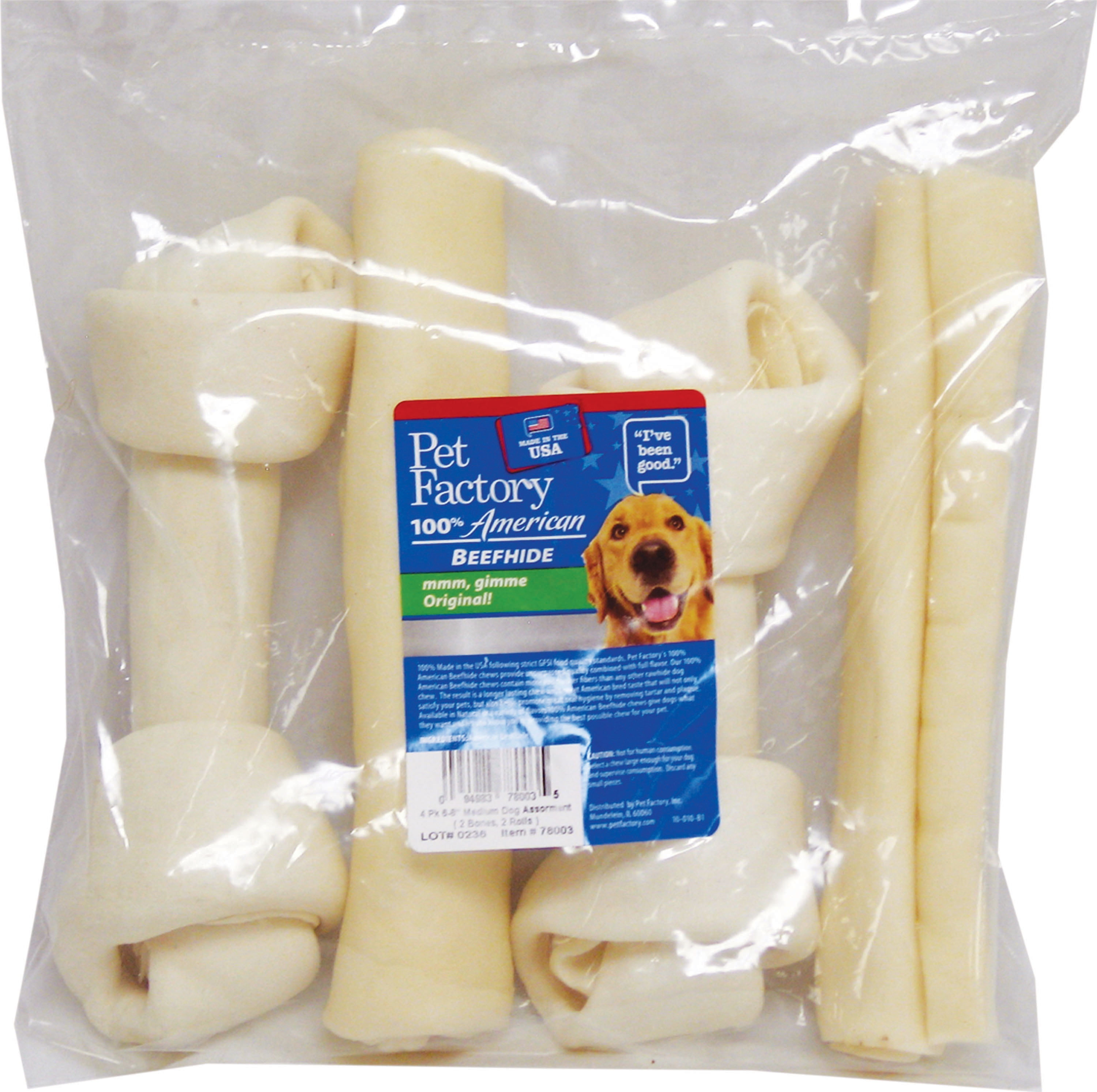 Beefhide bones for dogs Clearance