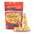 thumbnail image 1 of Pet Factory American Beefhide Braided Sticks Chicken Flavored - 6", 14 Count, 1 of 12