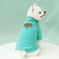 thumbnail image 1 of Pet Fashion Hoodie, Designer Look Pullover for Style-Conscious Pet Owners, Makes a Statement at Pet-Friendly Cafes and Social Events. Green L, 1 of 4