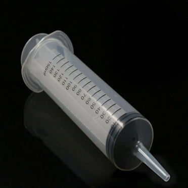 Pet Feeder Plastic Liquid Clear Tube Injection Syringe,Pet Reusable Medicine Syringes For Cat Dog Bird Rat Rabbit Pet Supplies 100ml/150ml
