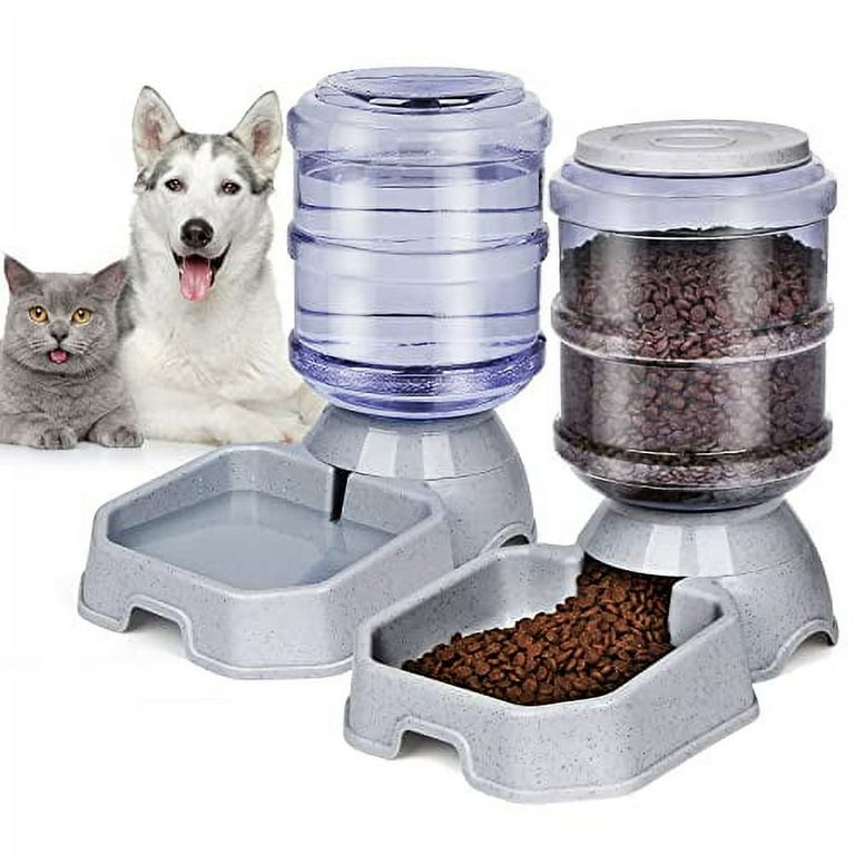 Automatic cat feeder shop water