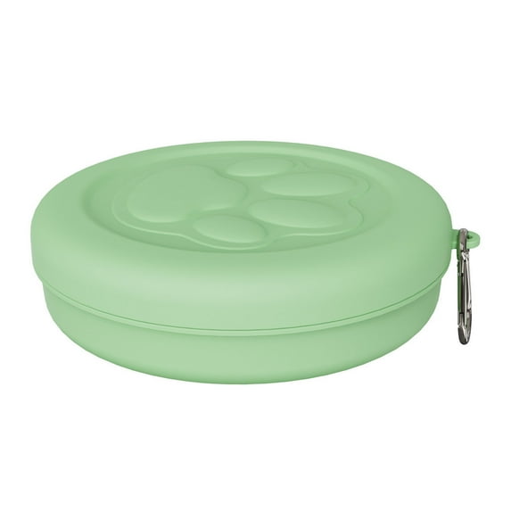 Pet Feeders,Dog Travel Bowls Portable Cats Water Dish Bowl with Cover Lid for Pet Walking Parking Camping Traveling