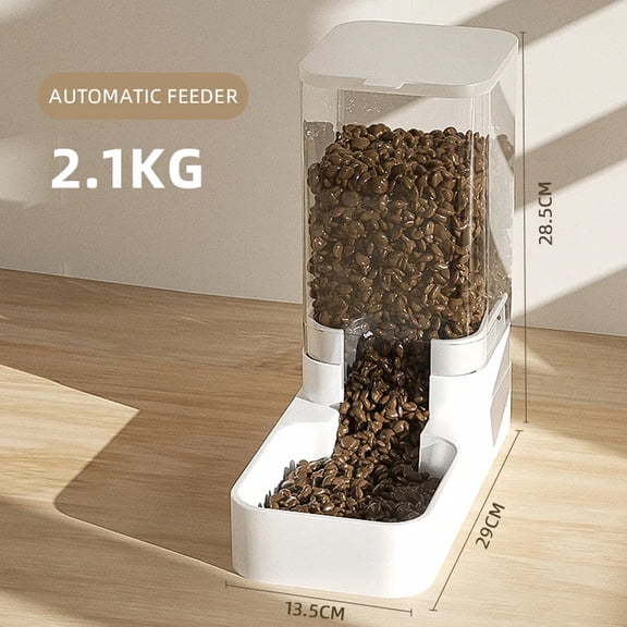 Pet Feeders and Drinkers Large Capacity Food Storage Dispenser Containers Durable Gravity Feeding Stations For Dogs And Cats