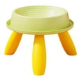 thumbnail image 1 of Pet Feeding Bowl Green and Yellow, Cat Dishes Elevated High Cat Bowl Anti Vomit Pet Feeder Raised Dish for Puppy Daily Use Feeding Veterinary Recommended Multi Pet Home Outdoor Travel, 1 of 9