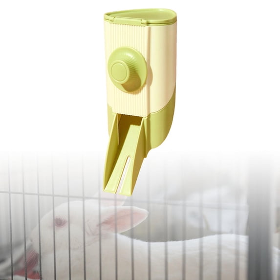 Pet Feeding Cage Mount, Rabbit Feeder for Dispenser Feeder, Pet Feeder for Chinchilla Birds Ferret Green