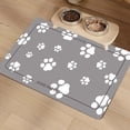 thumbnail image 1 of Pet Feeding Mat 12"×20" Absorbent Dog Mat for Dog Food and Water Bowls No Stains Quick Dry Cat Dog Water Dispenser Mat with Waterproof Rubber Backing Pet Accessories Supplies, 1 of 5