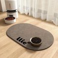 thumbnail image 1 of Pet Feeding Mat, 16x12 Inch Absorbent Dog Food Mat with Non-Slip Rubber Backing, Waterproof Bowl Mat for Dogs and Cats, Easy Clean Floor Protector for Hardwood Floors, 1 of 5