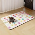 thumbnail image 1 of Pet Feeding Mat- Absorbent Dog Mat for Food and Water Bowl, Pet Food Bowl Mat, Dog Bowl Mat with Non-Slip Backing, Dog Food Mats for Floors, Quick Dry Dog Water Dispenser Mat(White,16"x24"), 1 of 6