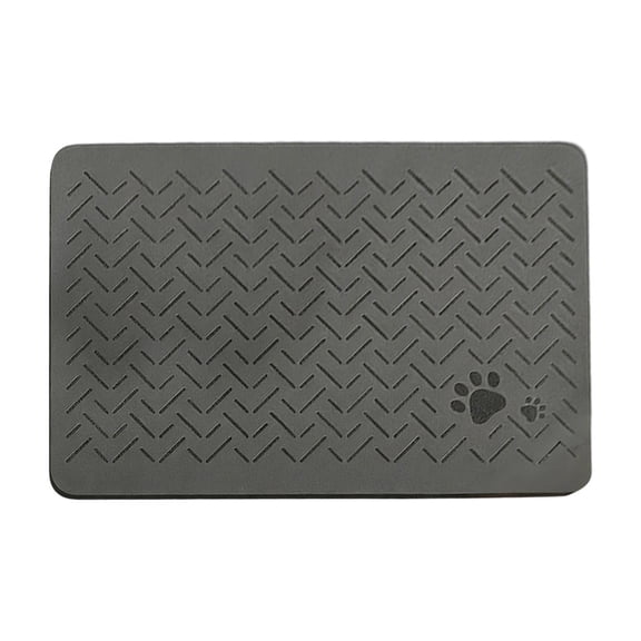 Pet Feeding Mat-Absorbent Pet Placemat, Waterproof Rubber Backing Quick Dry Dog Cat Bowl Mats for Food Water, 19.7*11.8In