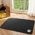 thumbnail image 1 of Pet Feeding Mat - Dark Grey Absorbent Dog Mat for Food and Water, No Stains Cat Bowl Mat, Easy to Clean Pet Placemats, Quick Dry Dog Water Dispenser Mat for Messy Drinkers 18"x28", 1 of 4
