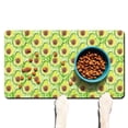 thumbnail image 1 of Pet Feeding Mat with Kawaii Avocado Lover Pattern, Durable Waterproof Dog Food Mat, Absorbent, Non-Slip, Quick Dry, Washable Mat Featuring Aesthetic Fruit Artwork, 1 of 7