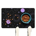 thumbnail image 1 of Pet Feeding Mat Mystical Starry Sky Gothic Cosmic Moon Aesthetic Non-Slip Absorbent Quick Dry Waterproof Washable for Dog or Cat Bowl, 1 of 6