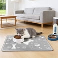 thumbnail image 1 of Pet Feeding Mat Oversize Silicone for Dogs and Cats, Pet Placemat Non-Slip Waterproof Bowl Mats,16" x 20", 1 of 8