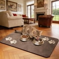 thumbnail image 1 of Pet Feeding Mat Oversize Silicone for Dogs and Cats, Pet Placemat Non-Slip Waterproof Bowl Mats,16" x 24", 1 of 8