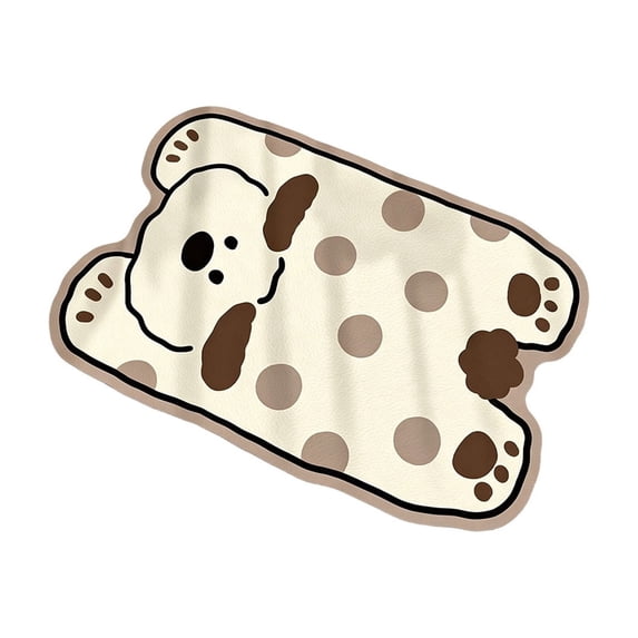 Pet Feeding Mat Quicks Drying Absorbent Non Sliped Cats and Dog Bowl Mat Pet Food and Water Dispenser Suitable for Indoor Use for Cats and Dogs