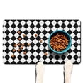 thumbnail image 1 of Pet Feeding Mat with Rustic Farmhouse Plaid Pattern, Durable Dog Food Mat, Absorbent, Non-Slip, Quick Dry, Washable Mat Featuring Retro Checkerboard and Striped Fusion, 1 of 4