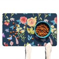 thumbnail image 1 of Pet Feeding Mat with Country Rustic Farmhouse Floral Design, Absorbent Waterproof Non-Slip Dog Food Mat Quick Dry, 1 of 5