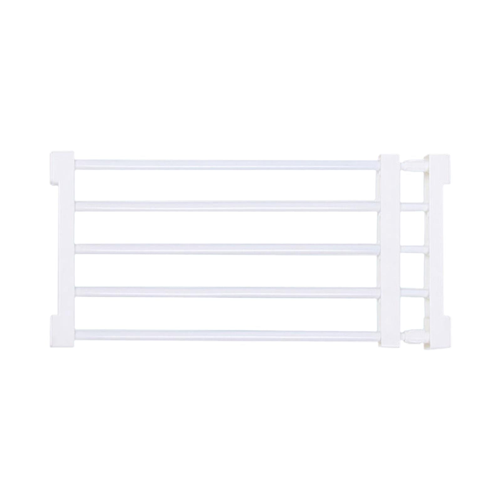 Pet Fence Retractable Dog Gate Pet Supplies Walk through Screen Door Portable Expandable Gate Puppy Fence Gate for Garden Doorway Stairs 56to100cmx36cm White