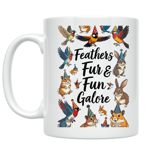 Pet Festival Fun Collage - Pet Lovers - 11 oz Ceramic Coffee Mug