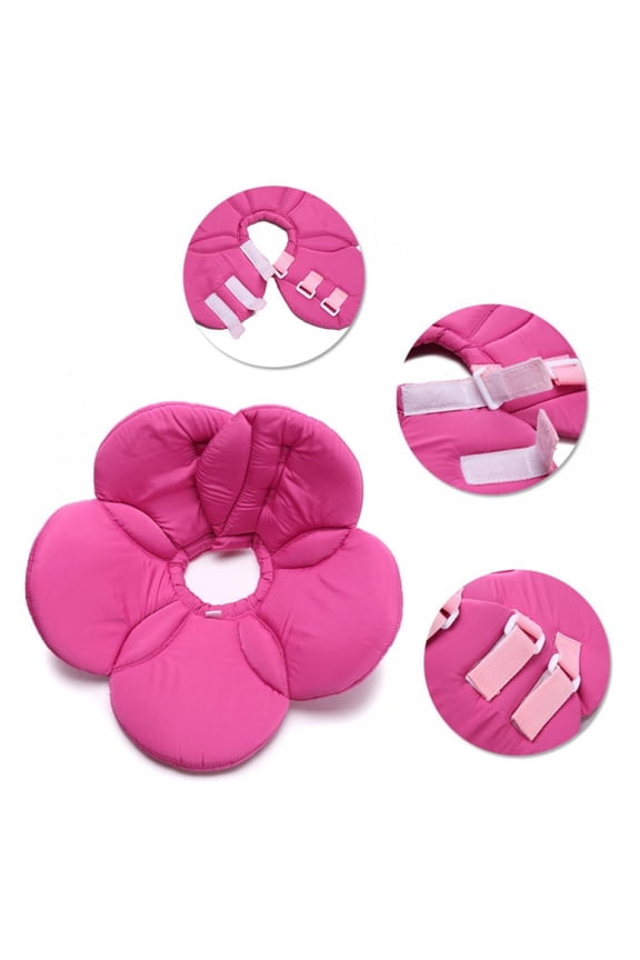 Pet Flower Elizabethan Recovery Collar For Dog Cat Soft Cone Anti-bite E-Collar