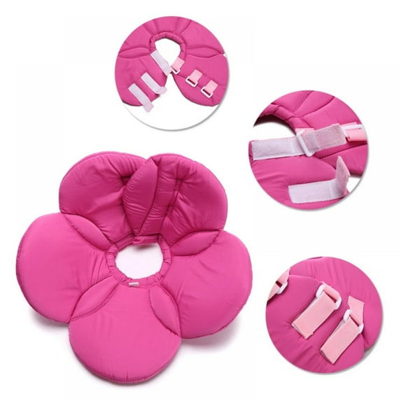 Pet Flower Elizabethan Recovery Collar For Dog Cat Soft Cone Anti-bite E-Collar