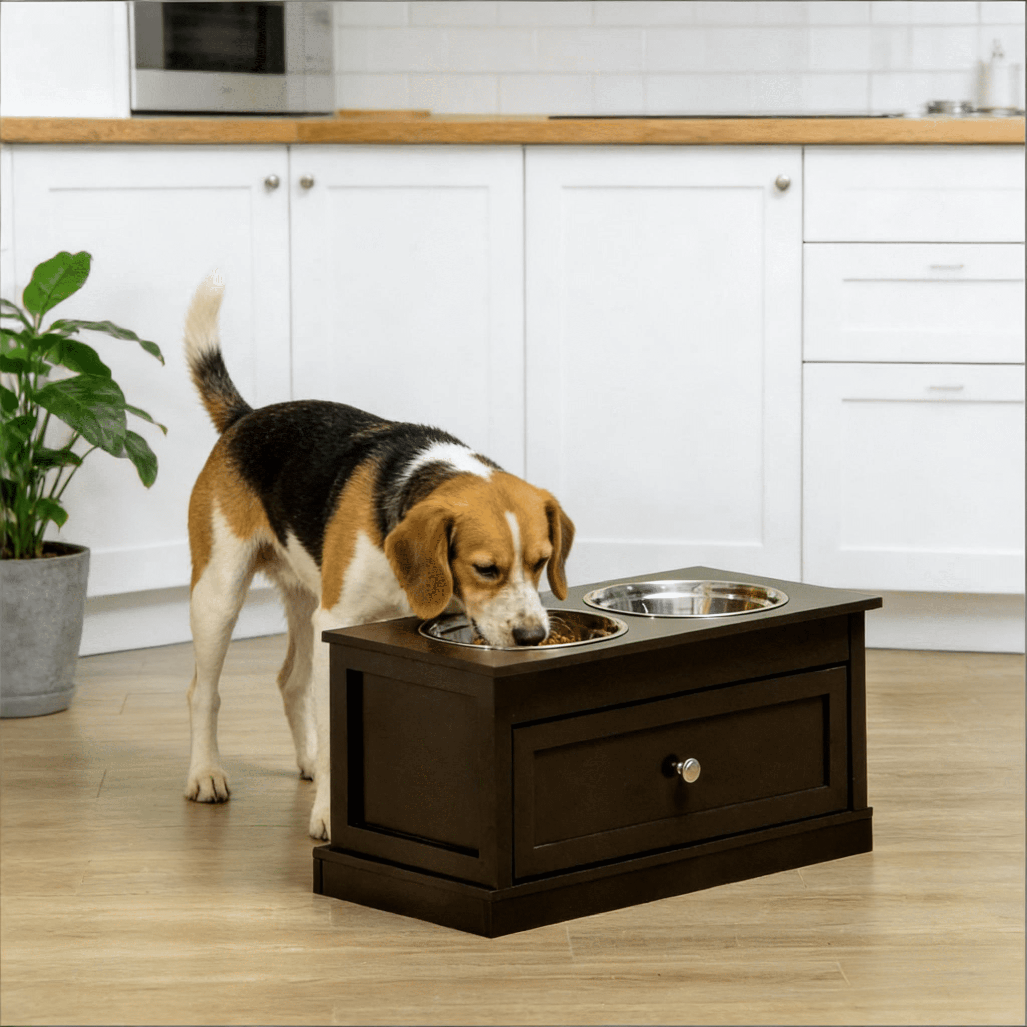 Pet Food Bowl Dog Feeding Station, Large Elevated Dog Bowls