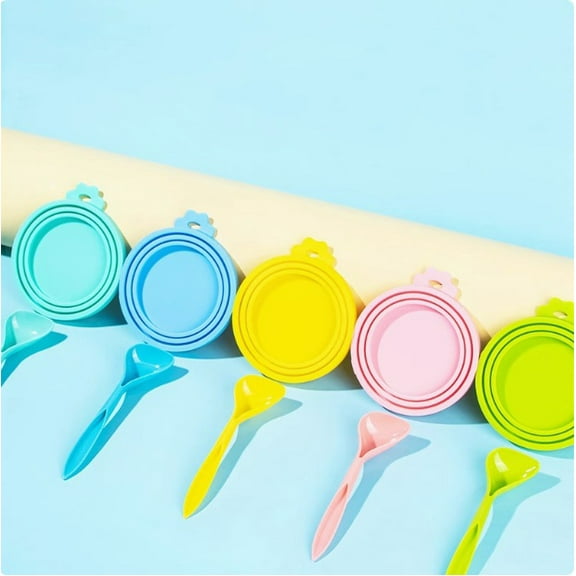 Pet Food Can Lid, 3-In-1 Food Sealing Lid, Suitable For Canned Pet Cat And Dog Food, Can Be Reused.