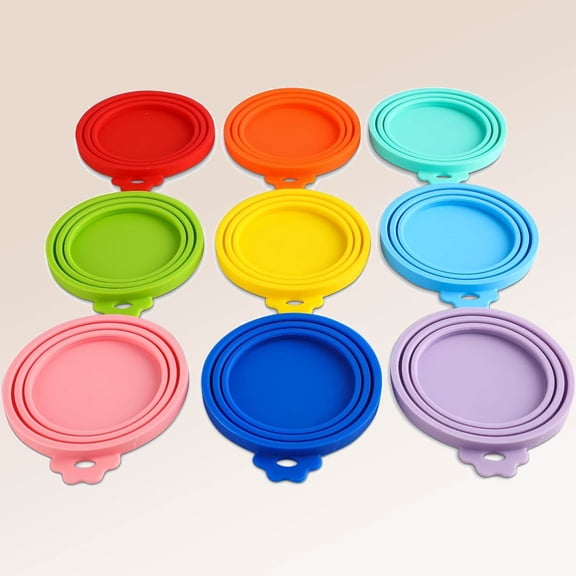 Pet Food Can Lids, BPA-Free & Dishwasher Safe, Covers Most Standard Size Dog and Cat Can Tops