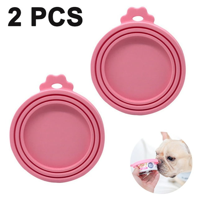 Pet Food Can Lids, Silicone Can Covers for Dog Cat Food, Universal Size